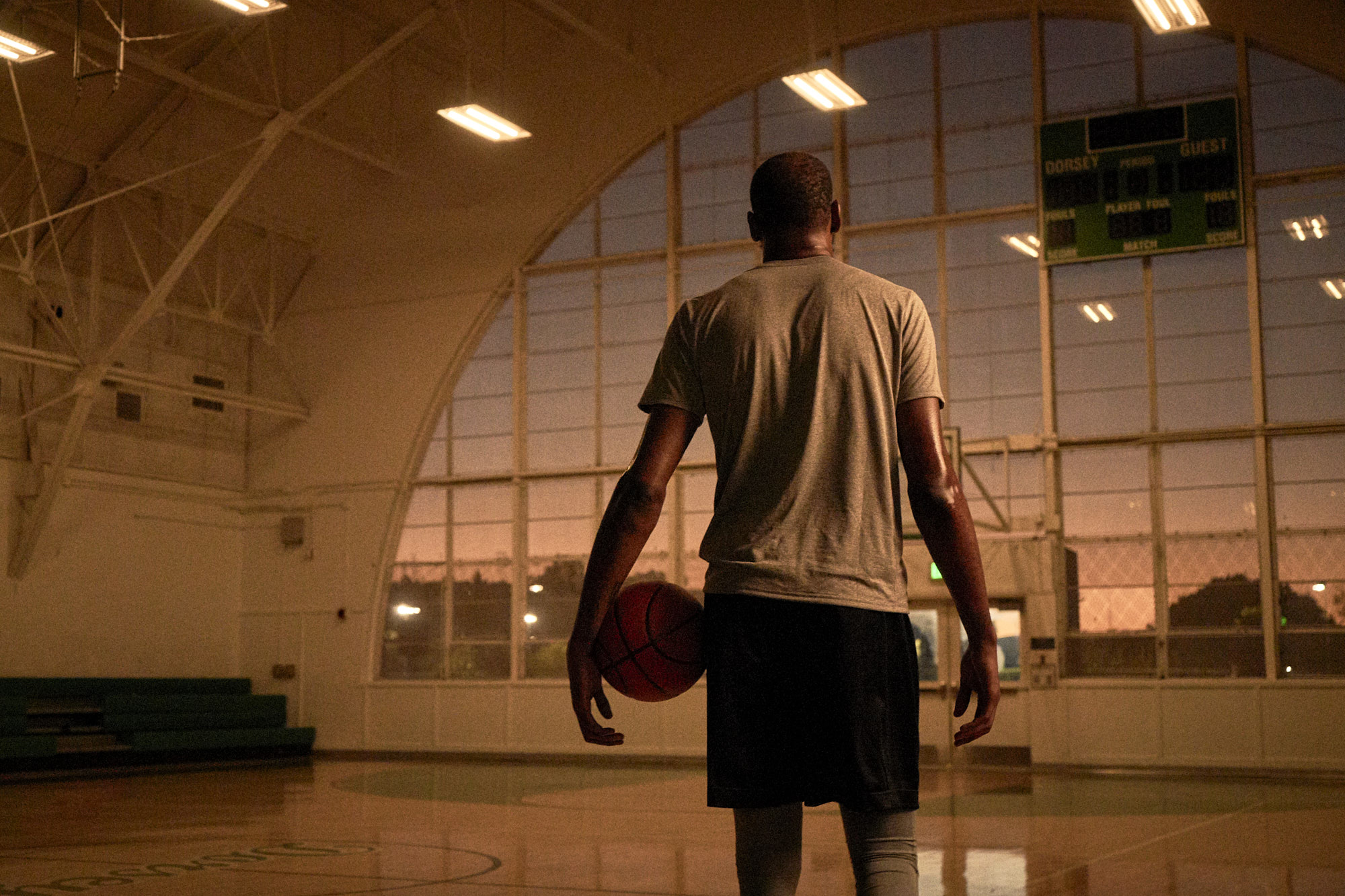 Commercial advertising photoshoot with celebrity athlete Kevin Durant for a national campaign.