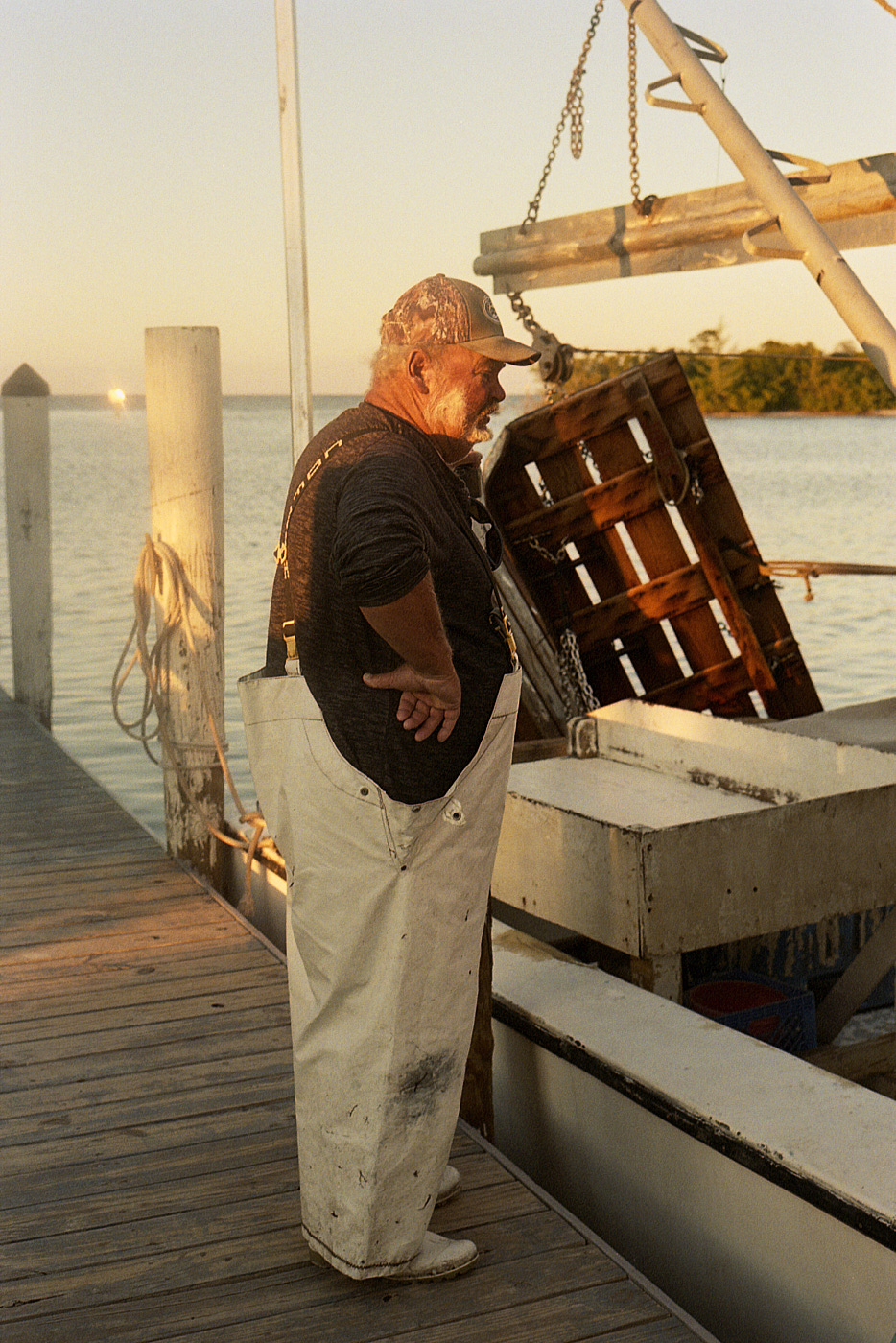 Documenting a small, local, fishing community in Southern Florida. Jug Creek is an old school commercial fishing dock and marina located near Ft. Myers, these photos share the stories of the locals who make their livelihood here.
