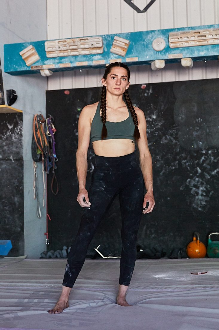 Kyra Condie is the first female  United States Sport climbing Olympic athlete. Documenting Kyra at the US Climbing National Training Center in Utah and at her childhood home in Minneapolis at The A.