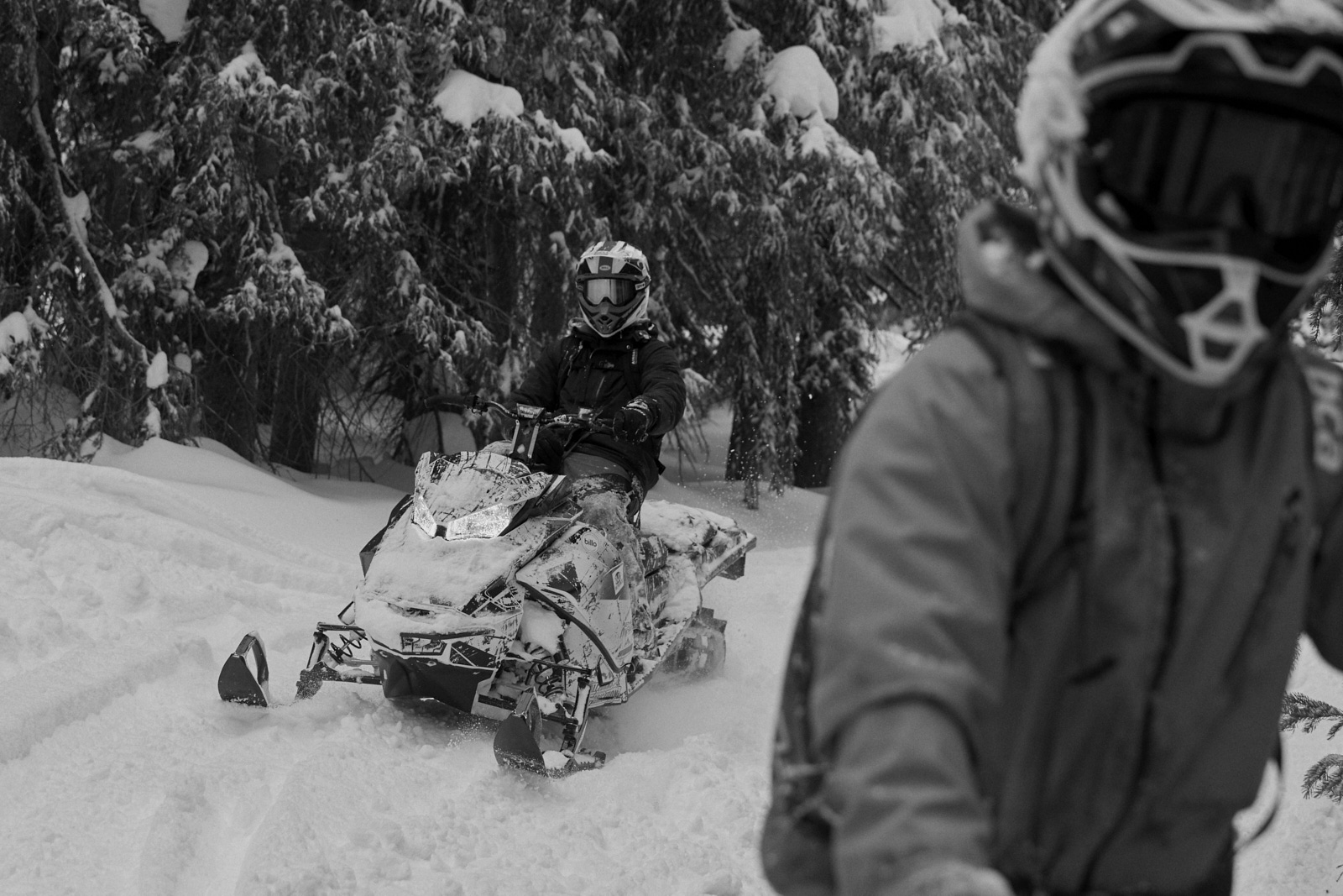 Extreme action sports and athletes traveling throughout Colorado. Photographed and filmed several athletes ranging from ice climbing, skinning and skiing, to snowmobiling during extreme winter conditions.