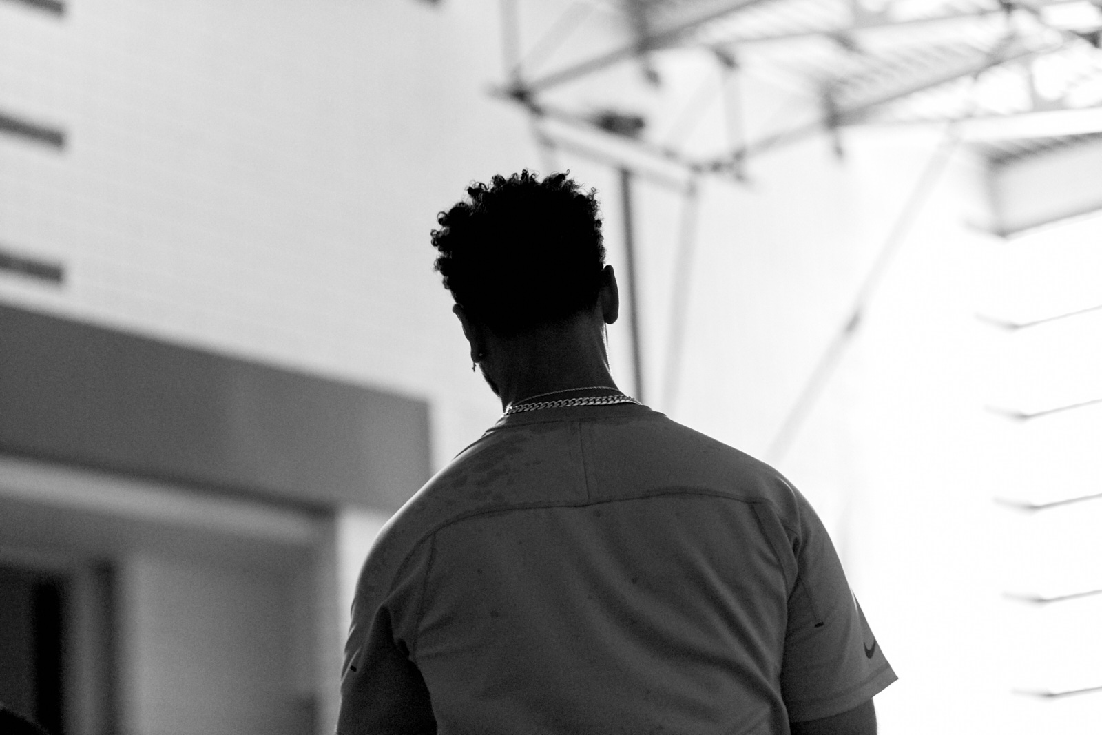 Part of Nike campaign,  Sport Changes Everything, photographed in Los Angeles documenting NBA stylist Brandon Williams basketball training and styling.